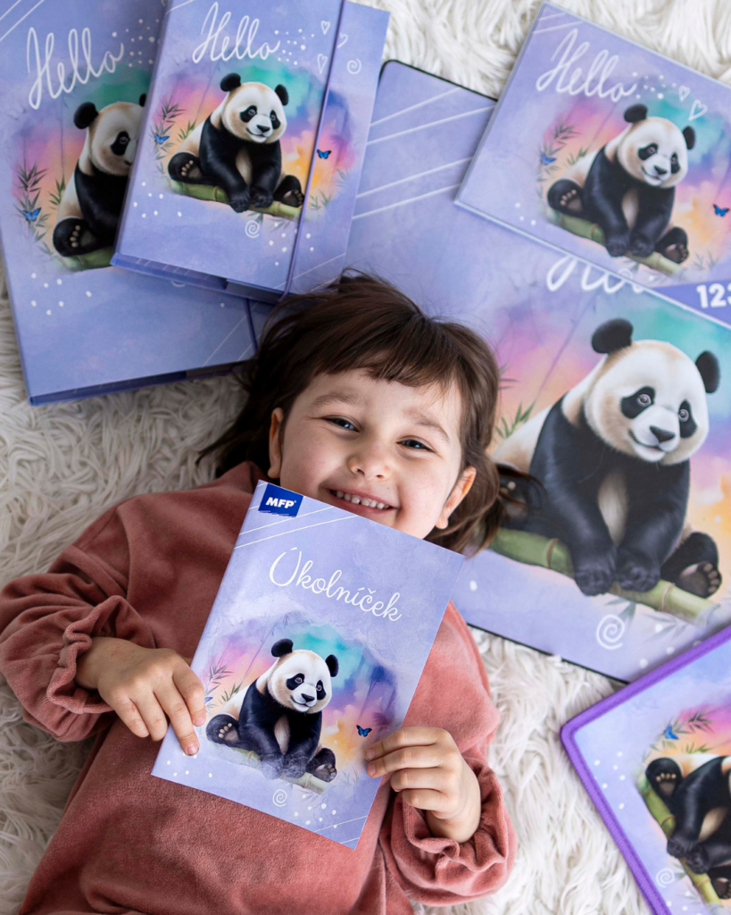 Školní set Panda oblíbený u prvňáčků